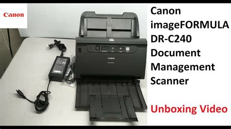 Canon imageFORMULA DR-C240 Driver: Installation and Troubleshooting Guide